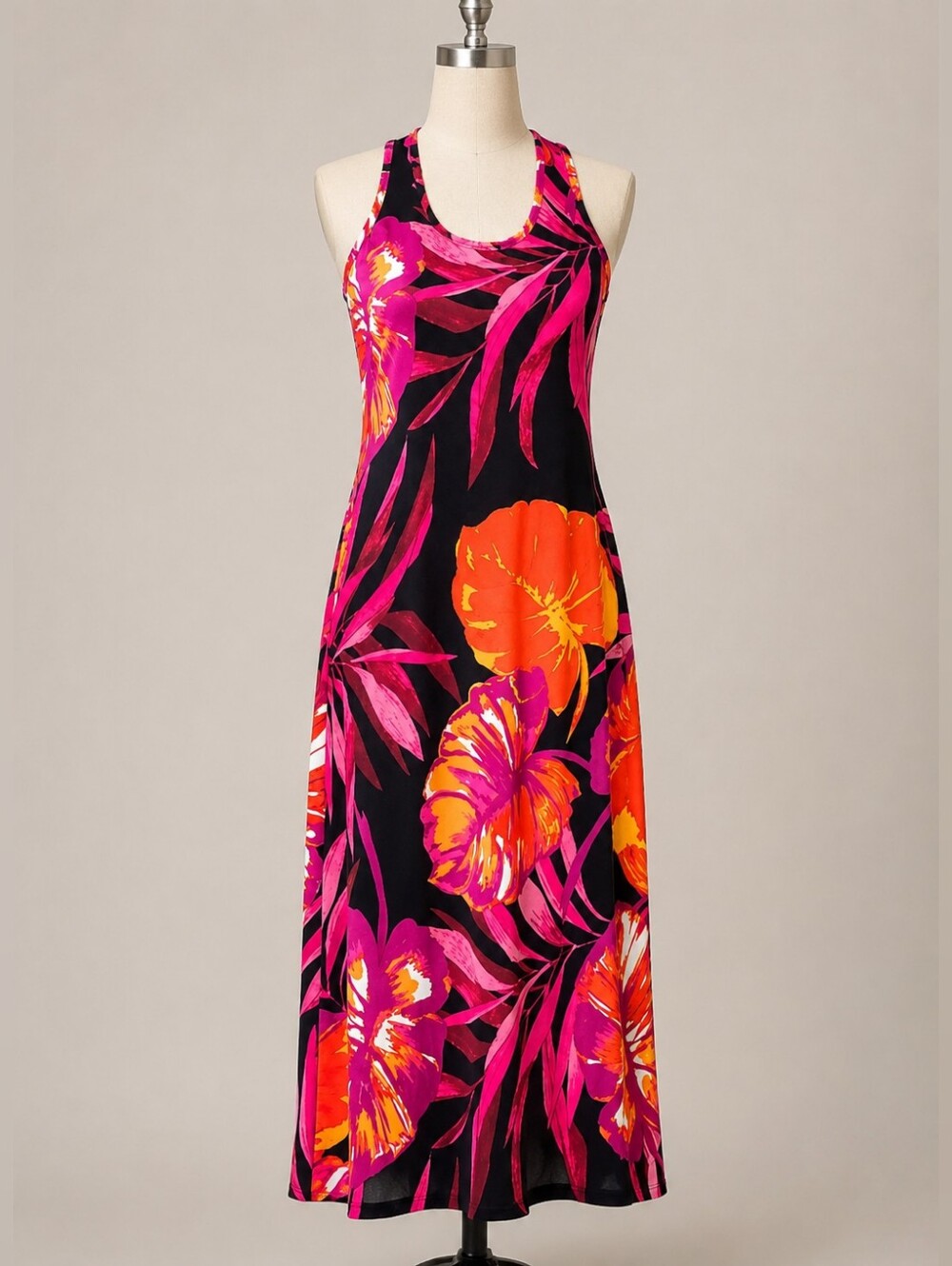 Rapz Wear Black floral maxi dress